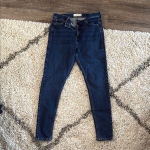 Topshop Blue Skinny Jeans Classic Fit